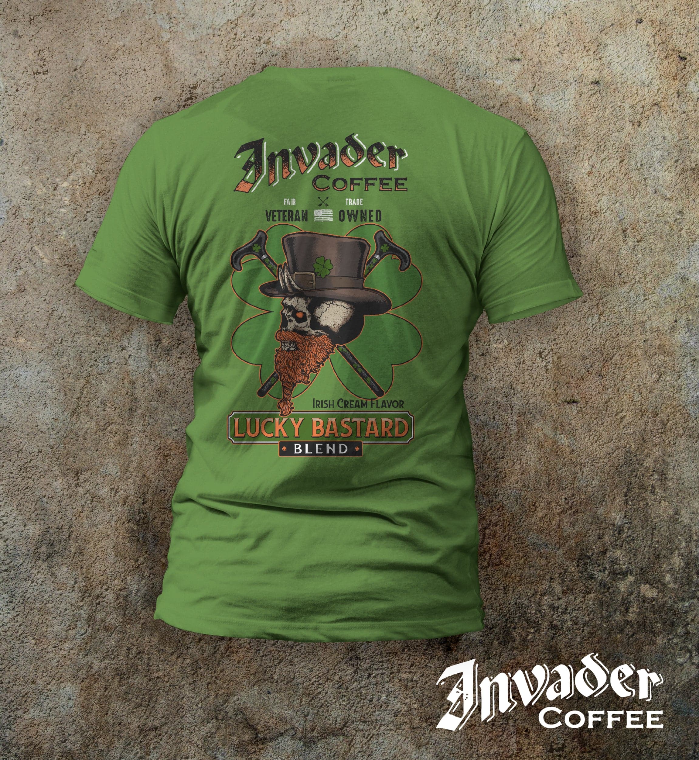 Image of Lucky Bastard Invader Shirt