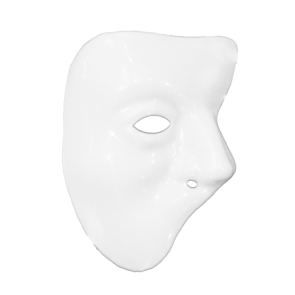 Budget Plastic Phantom of the Opera Mask Masquerade Mask – Simply Party ...