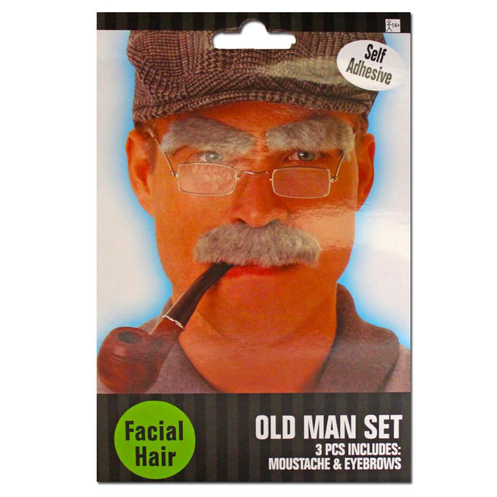 Old Man Moustache 2pc Set – Simply Party Supplies