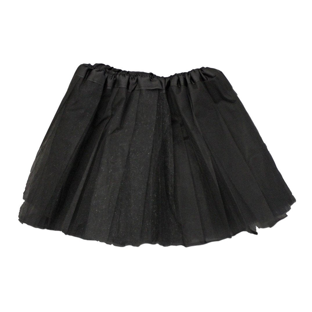 Girls Tulle Tutu - Black Tulle Tutu 30cm – Simply Party Supplies