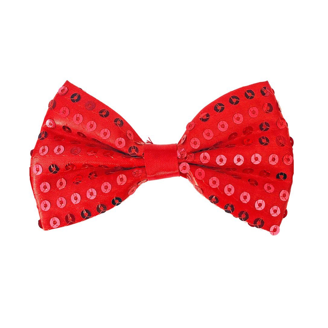 Sequin Bow Tie - Red – Simply Party Supplies