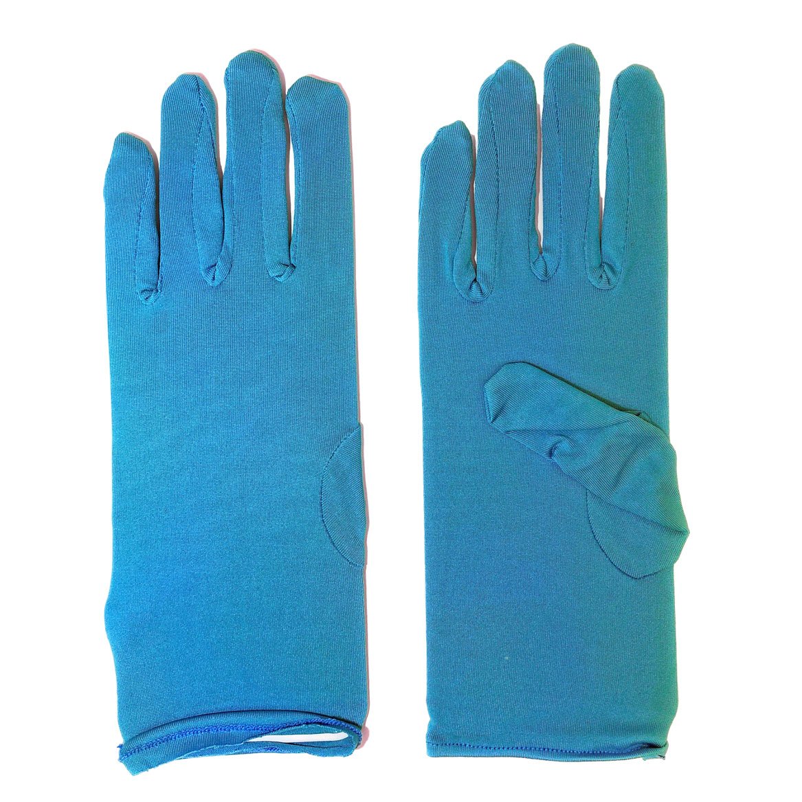 Economy Adult Short Gloves - Turquoise Blue – Simply Party Supplies