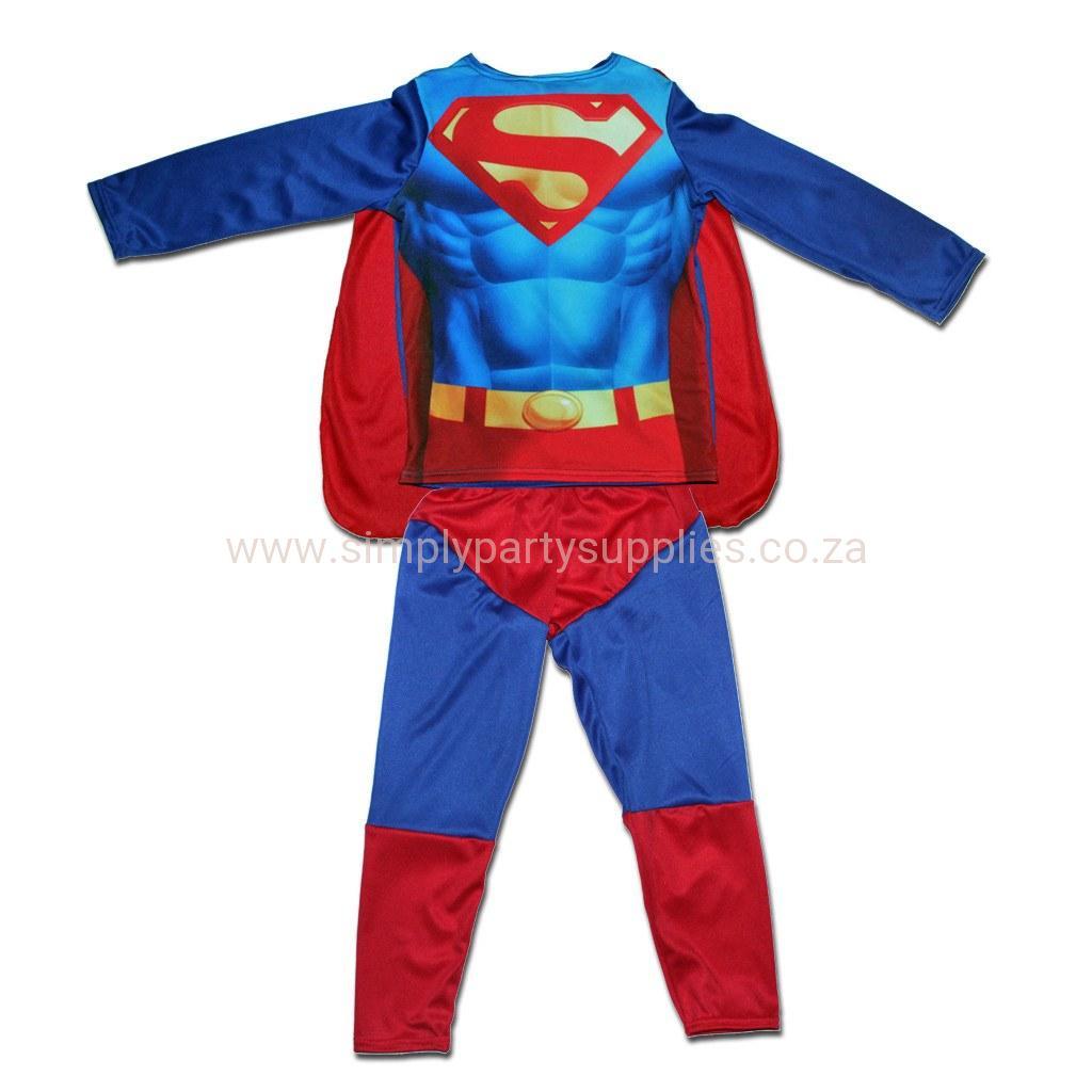 Super Boy Childs Non-Padded Costume | Fancy Dress Costume