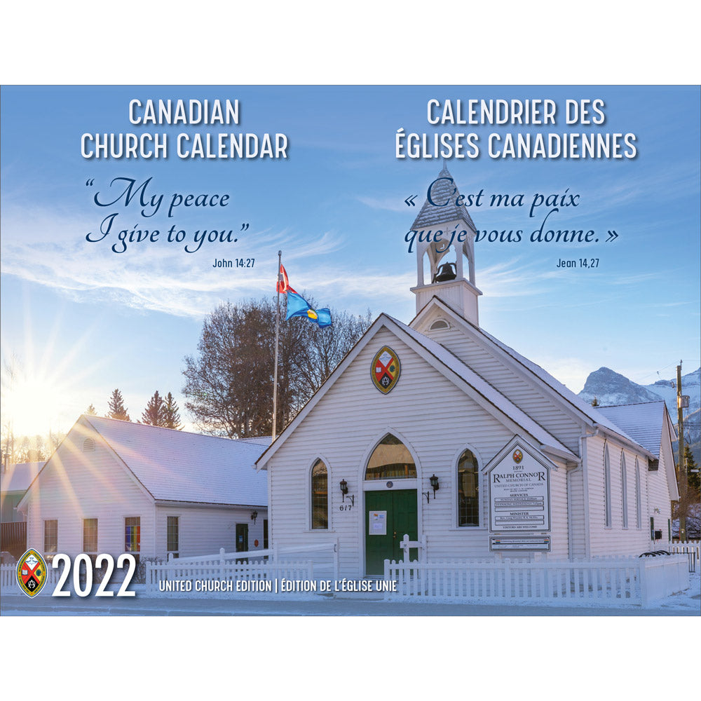 2022 Canadian Church Calendar: “My peace I give to you” (John 14:27)