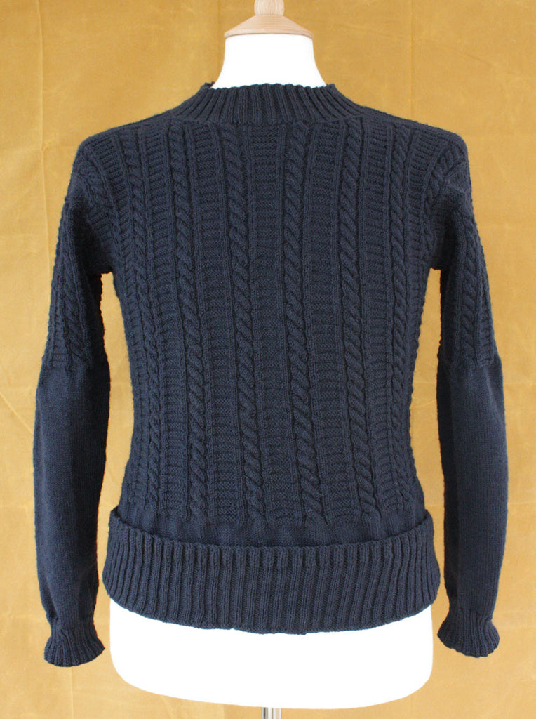 Gansey Jumper - Filey Gansey - Hand Knitted Sweater - Wayside Flower ...