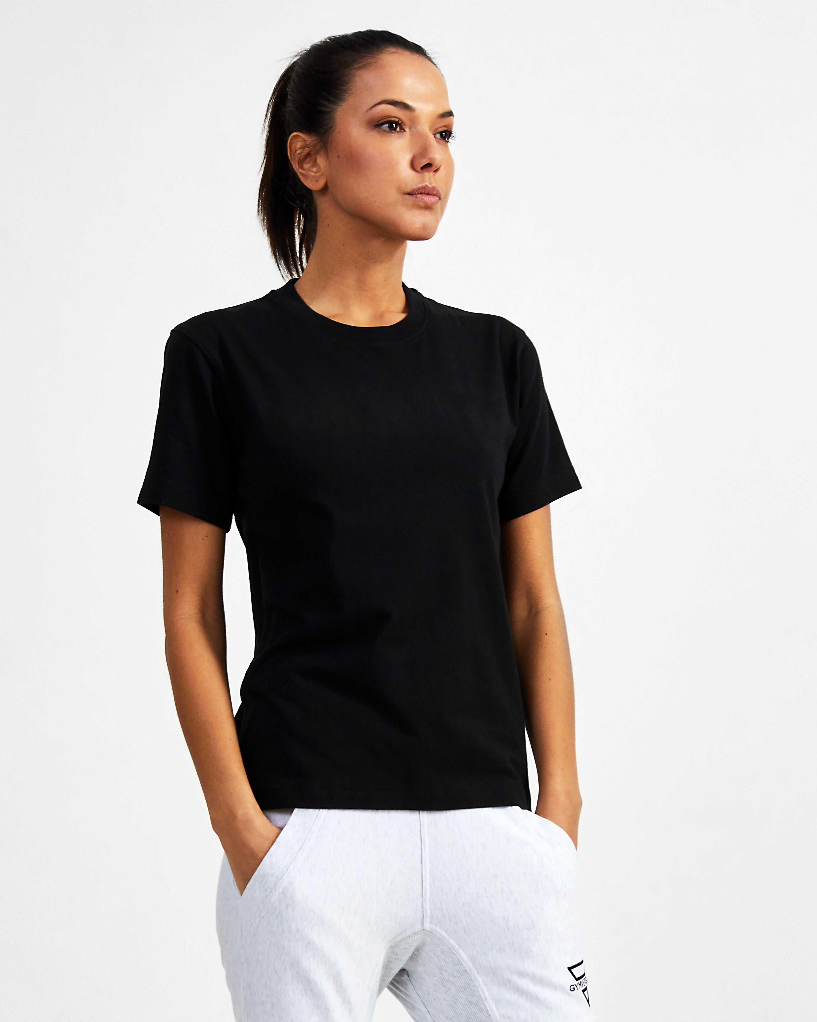 Download Blank Starter Crew Neck Tee - Black - GYMVERSUS