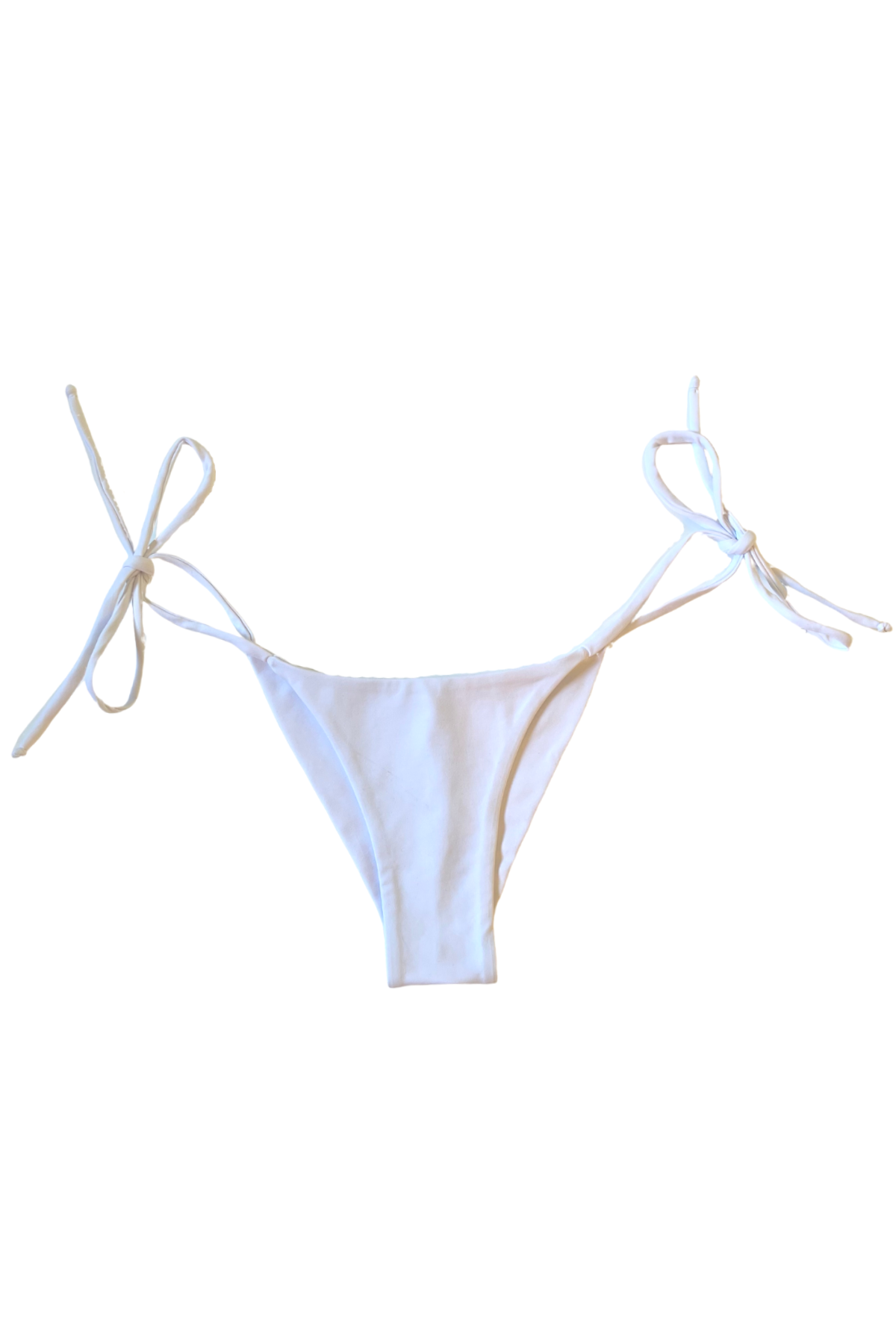 White Brazilian Bikini Bottoms. String Bathing Suit. Cheeky Swimwear ...