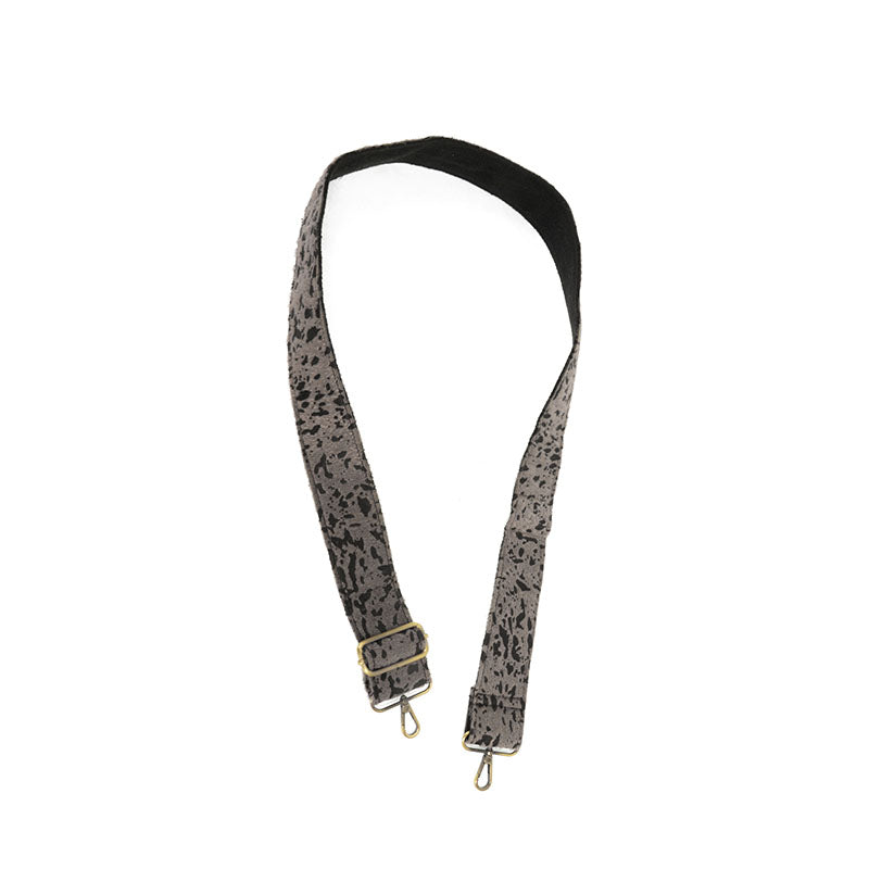 Abstract Faux Fur Guitar Strap - 2 wide