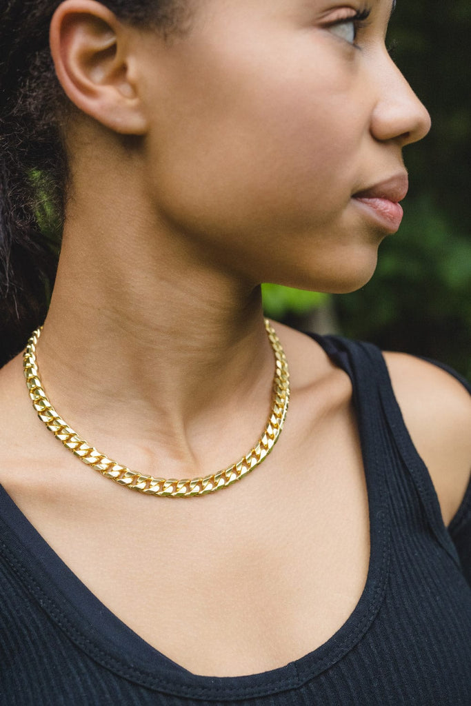 Champion Chain League Gold Necklace by Chelsea Charles