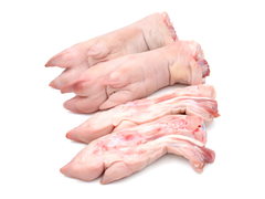 pasture raised pig feet trotters