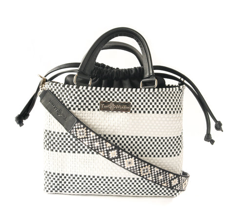  Mixte Medium Woven Crossbody Bag - With Removable Mesh