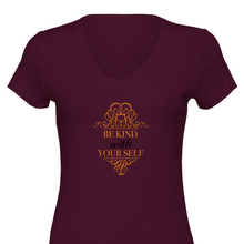 Load image into Gallery viewer, Be Kind With Yourself - Premium Women&#39;s V-Neck T-shirt
