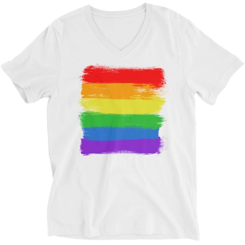 LGBTQIA+ Flag -- Unisex T-Shirt — Feminist Apparel