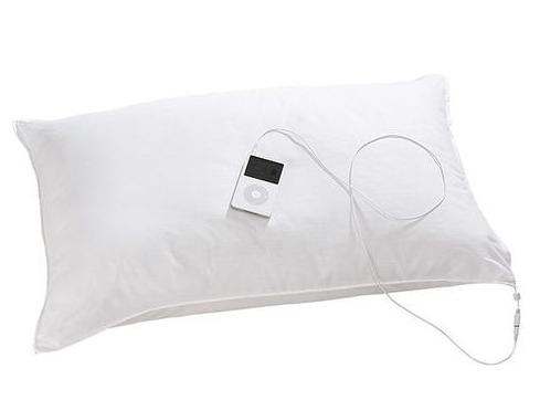 Sound Pillow Sleep System With Earbuds Travel Sound Pillow Puretone Ltd