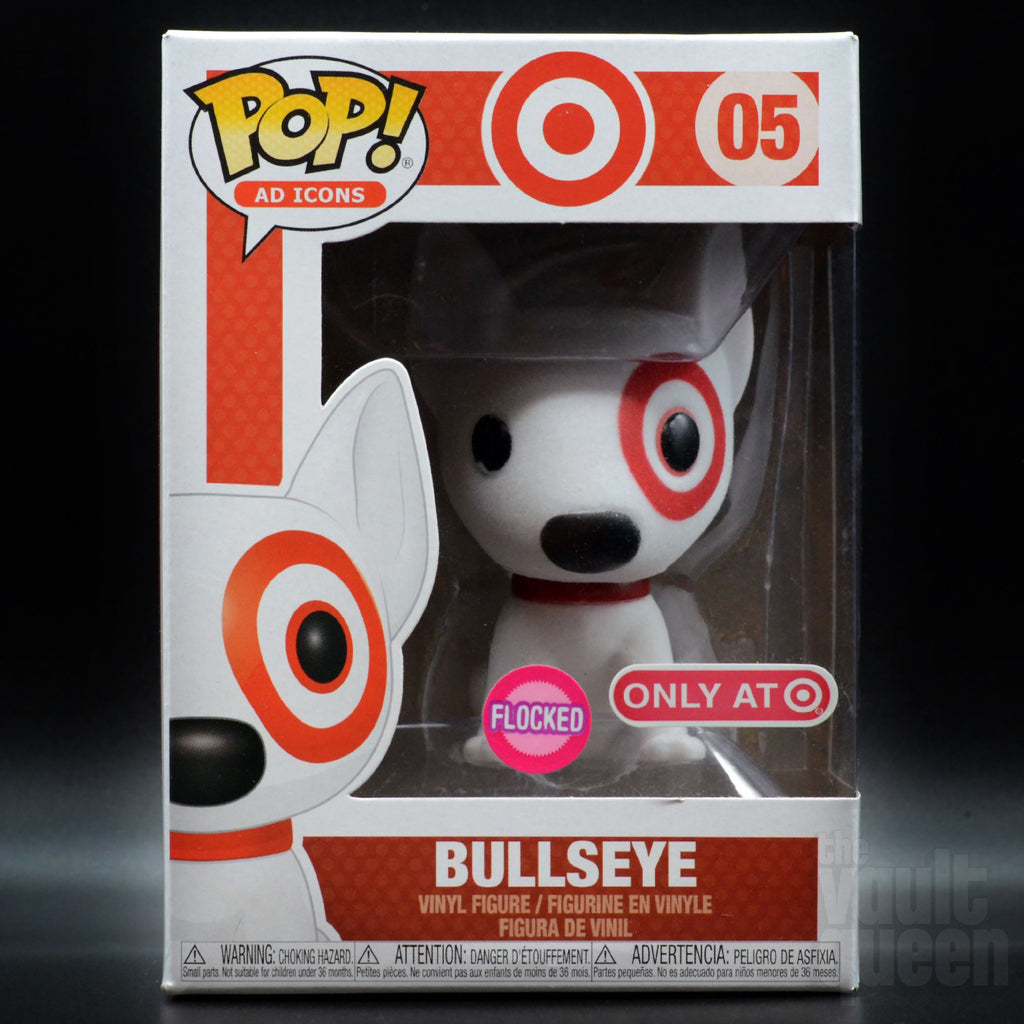 flocked target bullseye funko pop