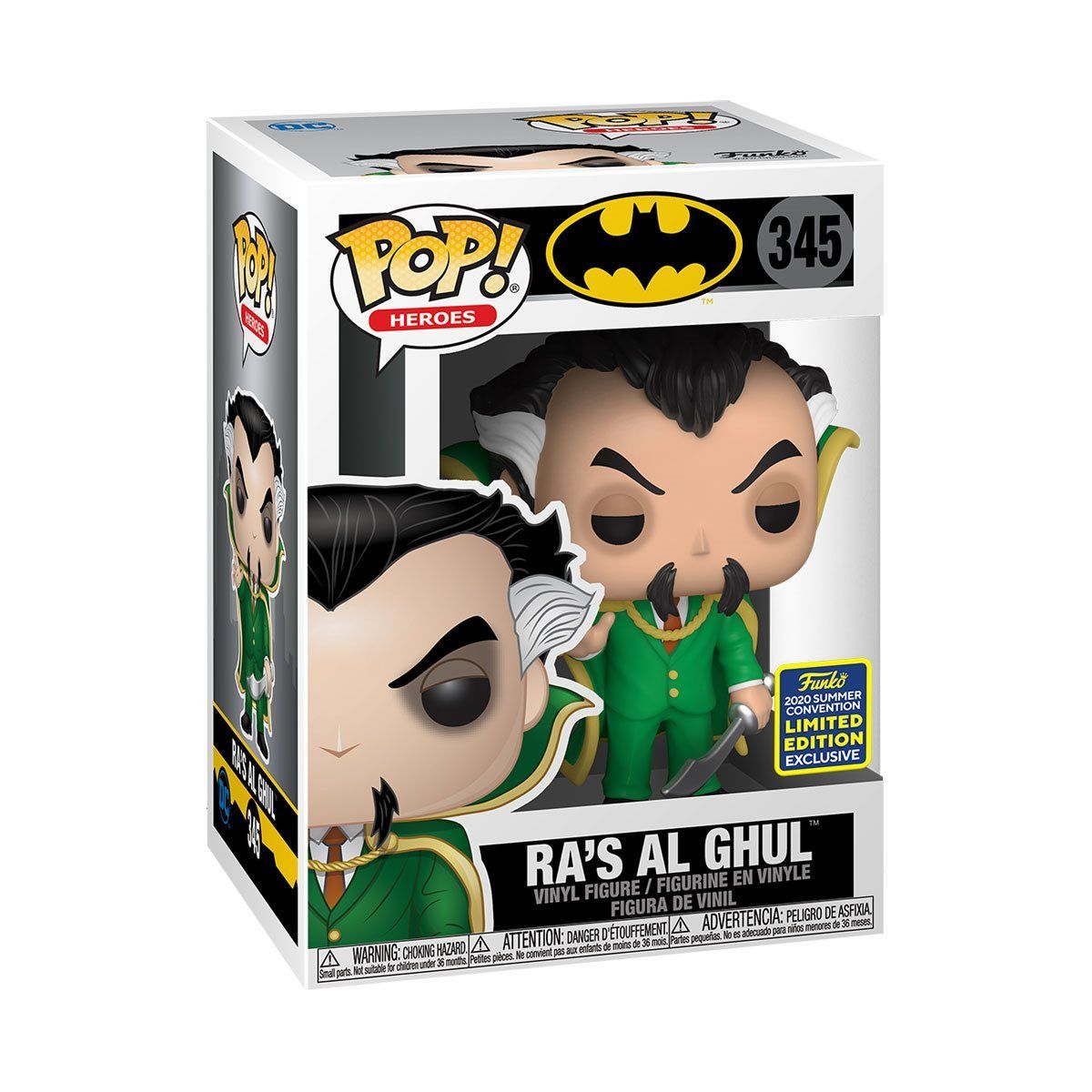 Funko POP! Heroes: Batman - Ras al Ghul #345 SDCC 2020 Entertainment E