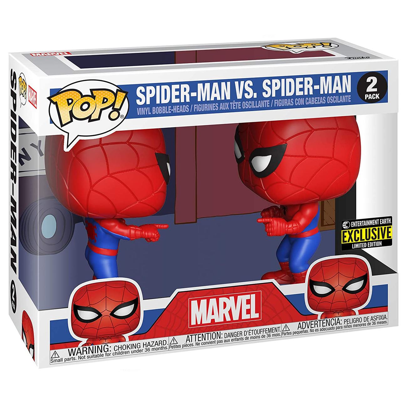 Funko POP! Marvel: Spider-Man Imposter 2-Pack Entertainment Earth Excl