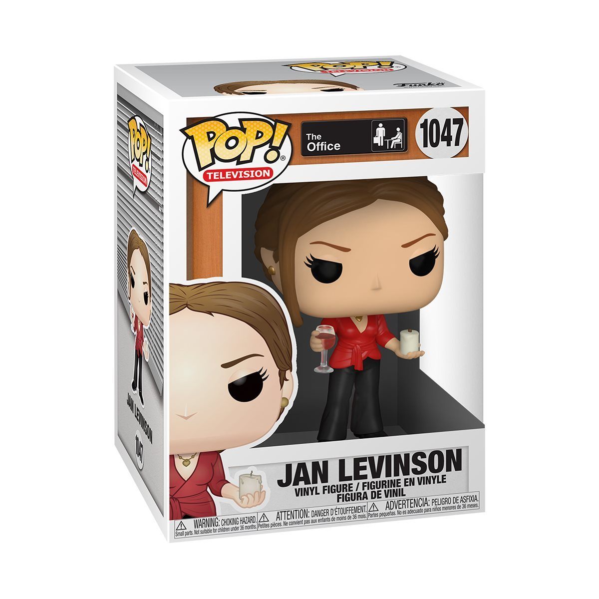 Jan Levinson W Wine Candle 1047 The Office Funko Pop Television Vltd