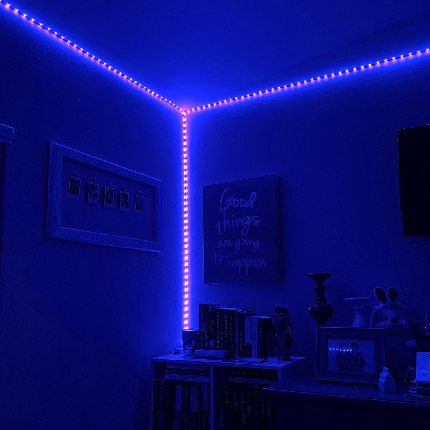 trolebús masculino Mezclado Eternal LEDs™ Strip Light (44 Buttons)