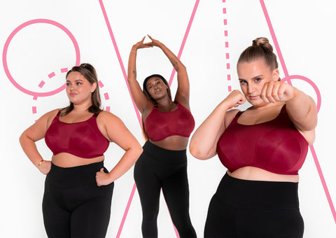 Everymove Sports bra in Beetroot