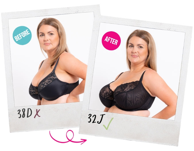 Amy’s Bra Transformation from 38D to 32J