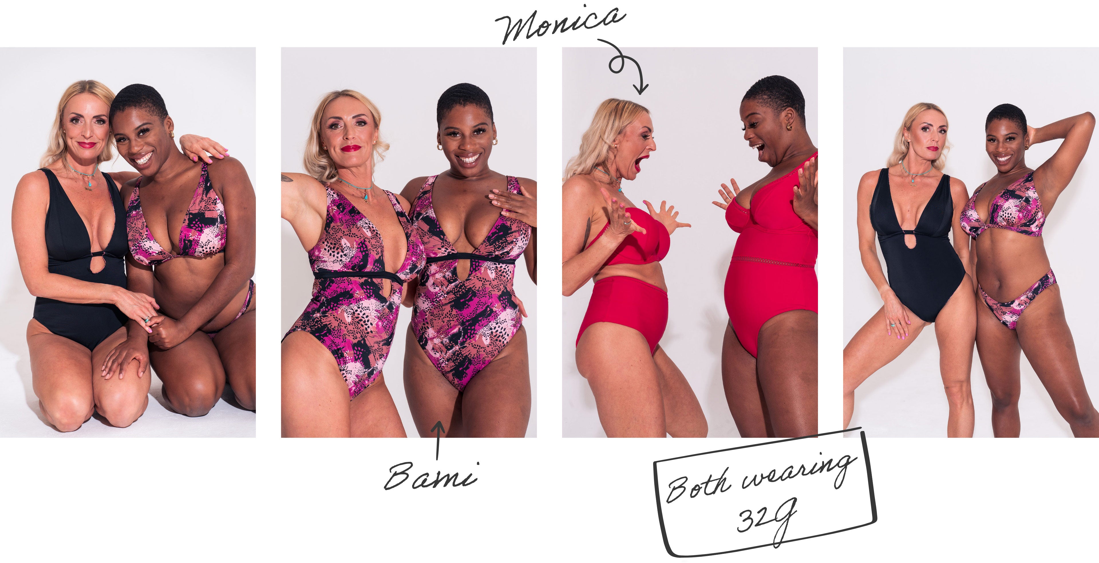 Monica and Bami both wear a 32g!