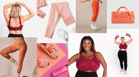 Everymove sports bra Beetroot