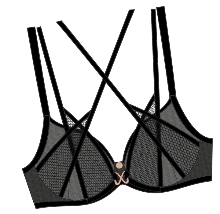 Black Magic Bra CAD