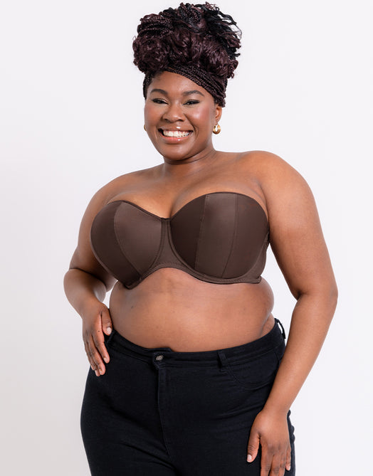 Deepwonder Women Bra Sexy Full Figure Plus Size Adjustable Three-breasted  Underwear