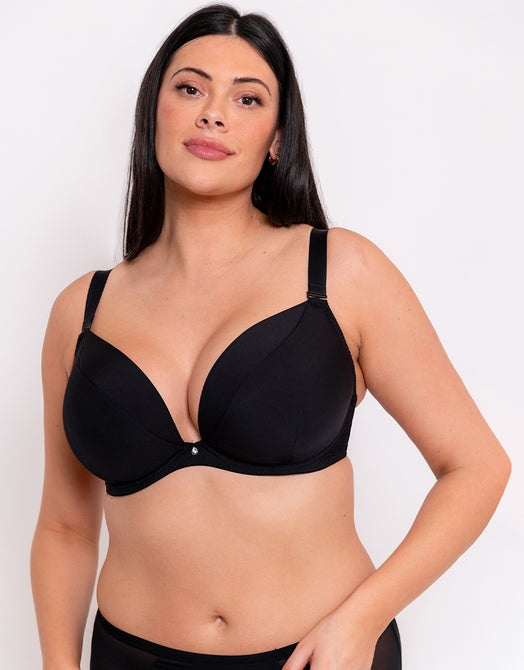 CURVY KATE non padded scoop bra Left in size 36J, 38HH, 40H and