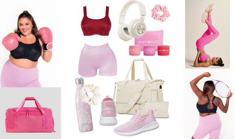 A touch of pink sports kit