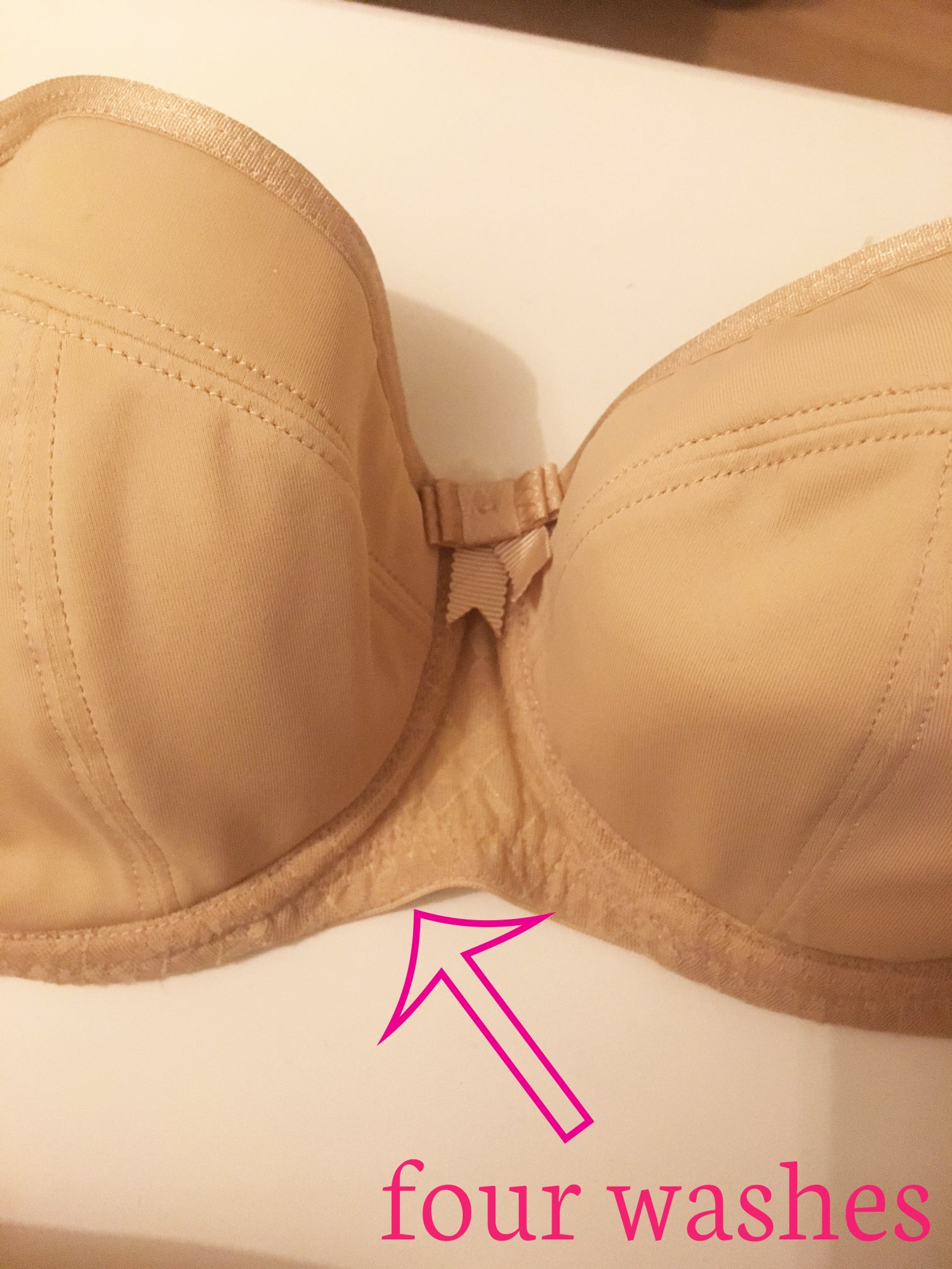 You might think twice about washing your bra...