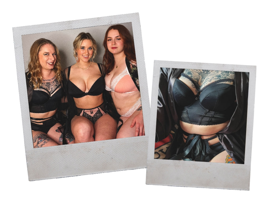Polaroids of Saterra and friends
