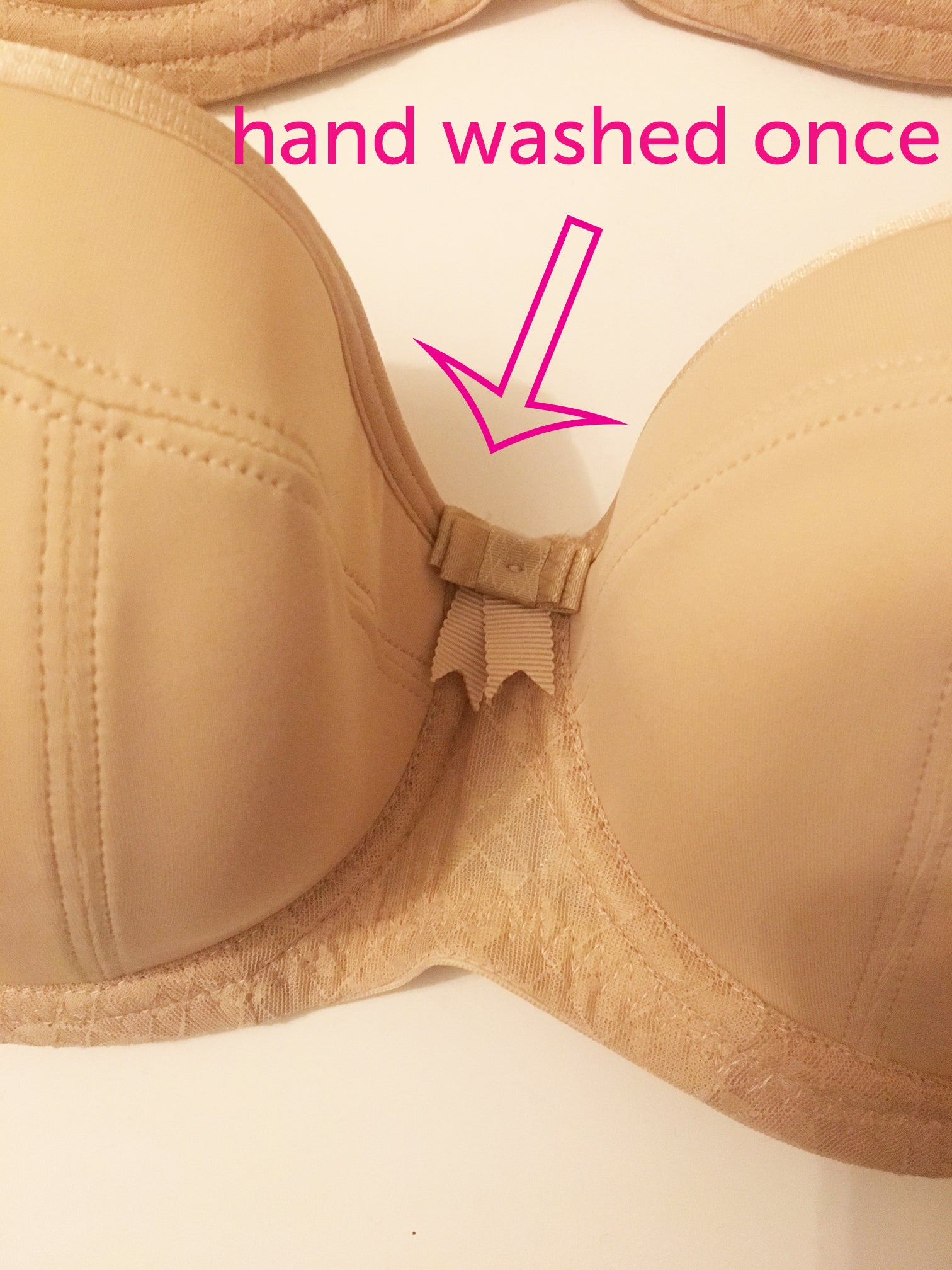 You might think twice about washing your bra...