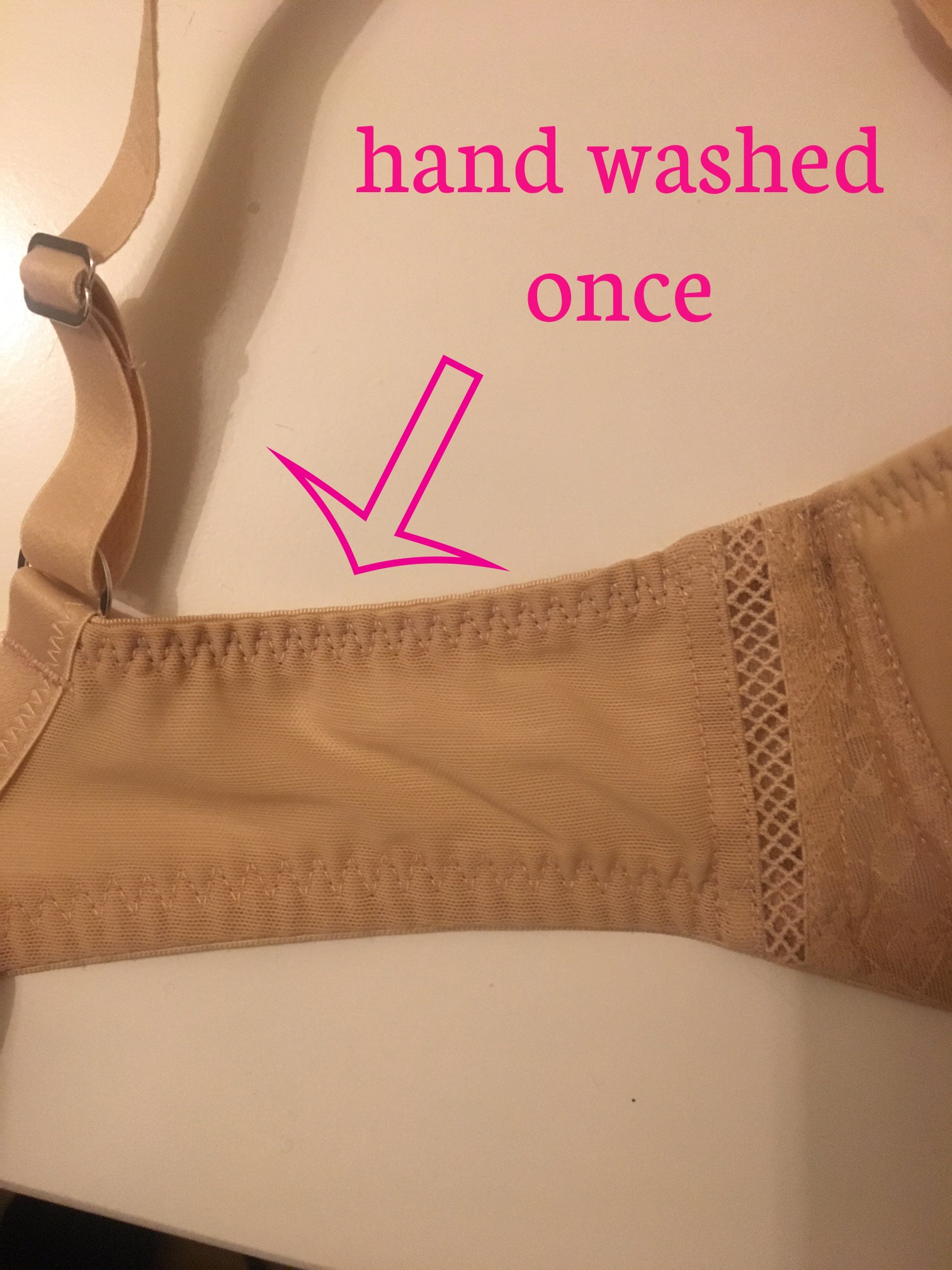 You might think twice about washing your bra