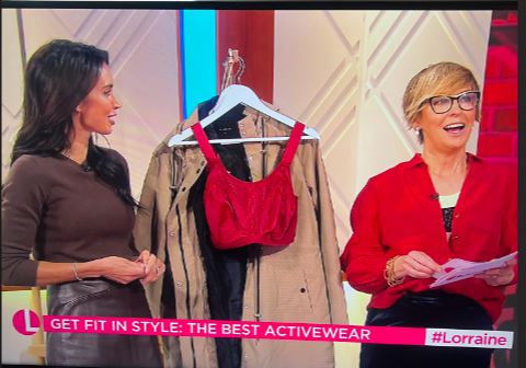 Curvy Kate Everymove Sports bra featured on Lorraine