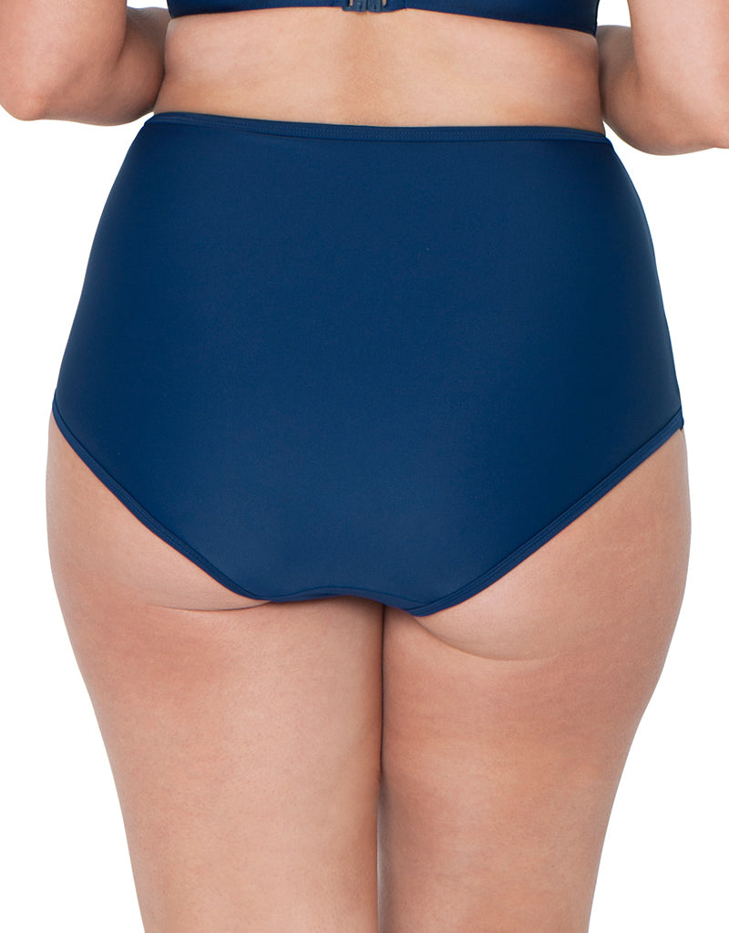 Curvy Kate Maya Blue Mix High Waist Brief Curvy Kate Uk