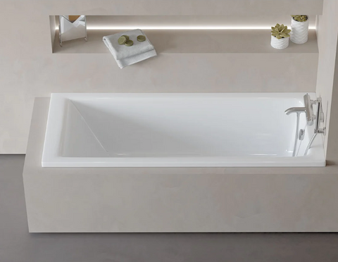 Vasca da bagno design a parete