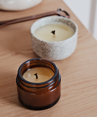 3 oz and 2 oz candle by Mimi and August