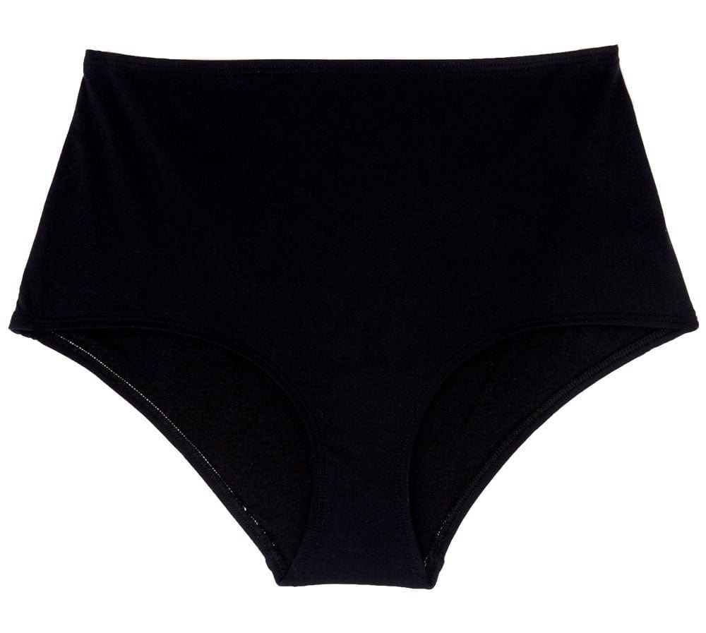 Paloma Black High Waist Bikini Bottom Sustainable Mimi & August