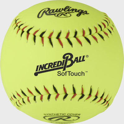 Rawlings 12 Neon Yellow Indoor/Training Softball - FP12S - Chuckie's Sports  Excellence