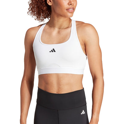 adidas Women's TLRD Impact Training High-Support Logo Bra, Black/White at   Women's Clothing store