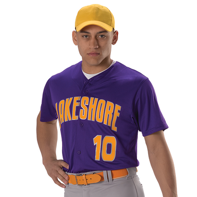 League Outfitters Custom Elite Sublimated Full Button Softball Jerseys