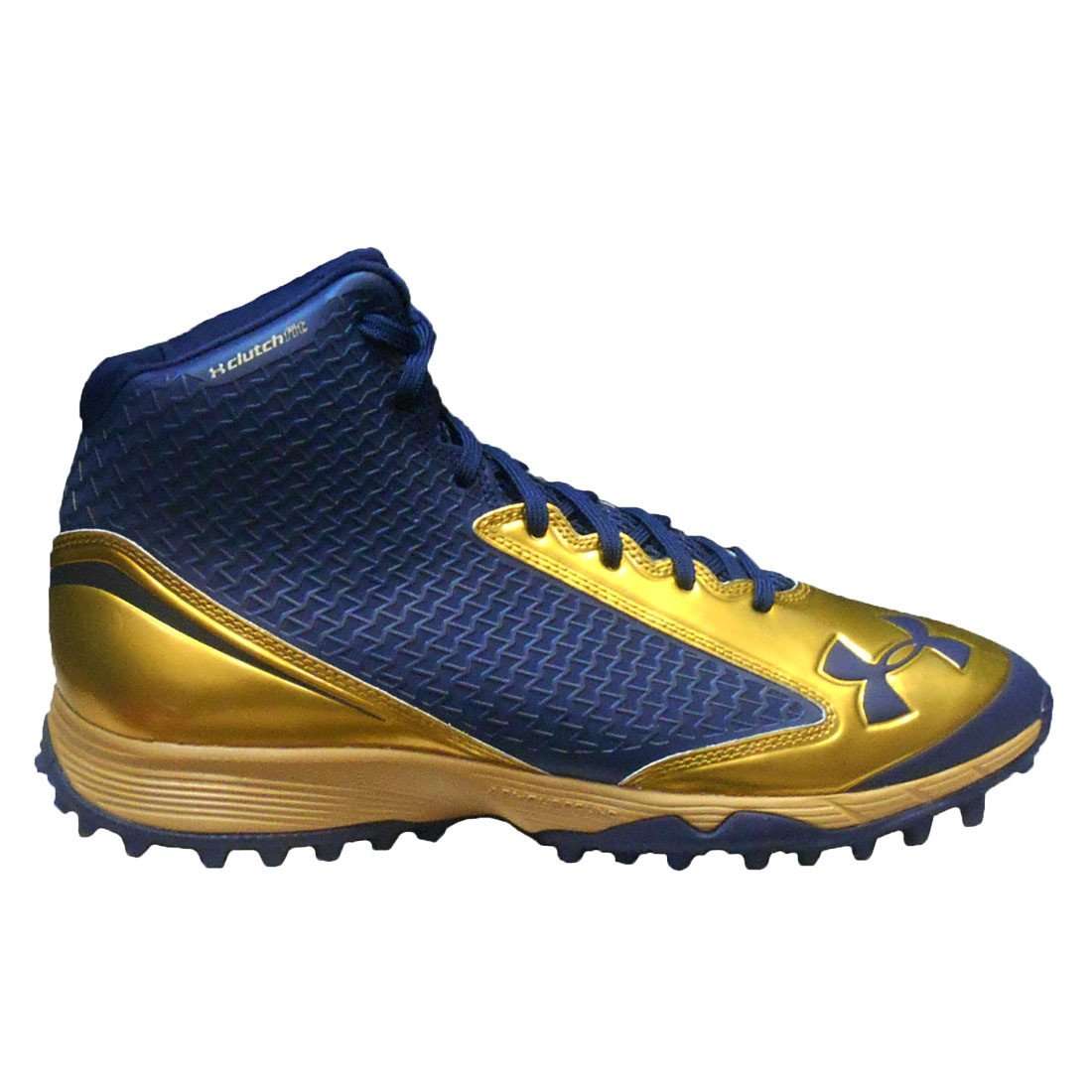 gold youth football cleats