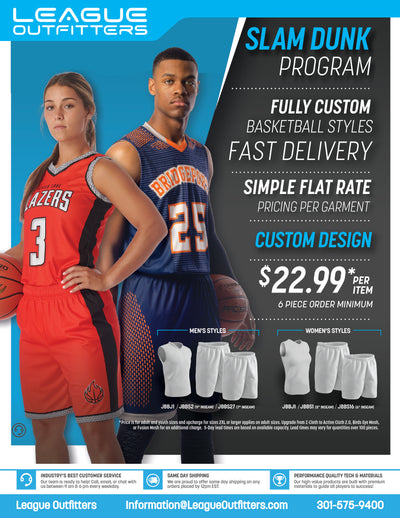 Step-Back Basketball Uniform Package Deal - Adult & Youth