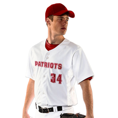 Adult Full Button Lightweight Baseball Jersey