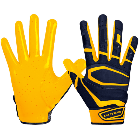 yellow football gloves