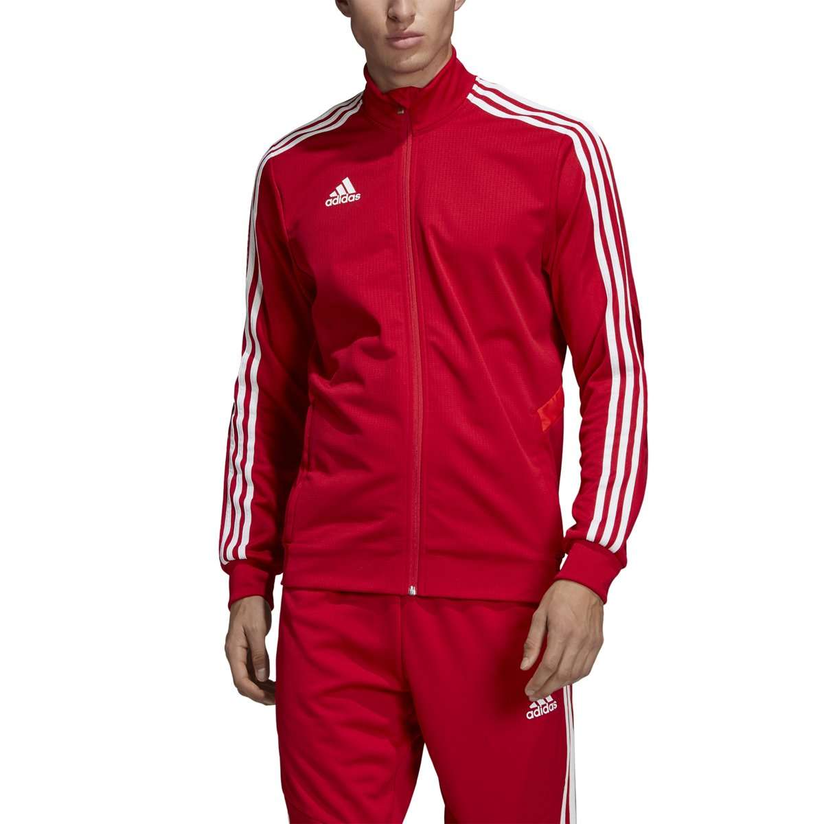 red adidas suit