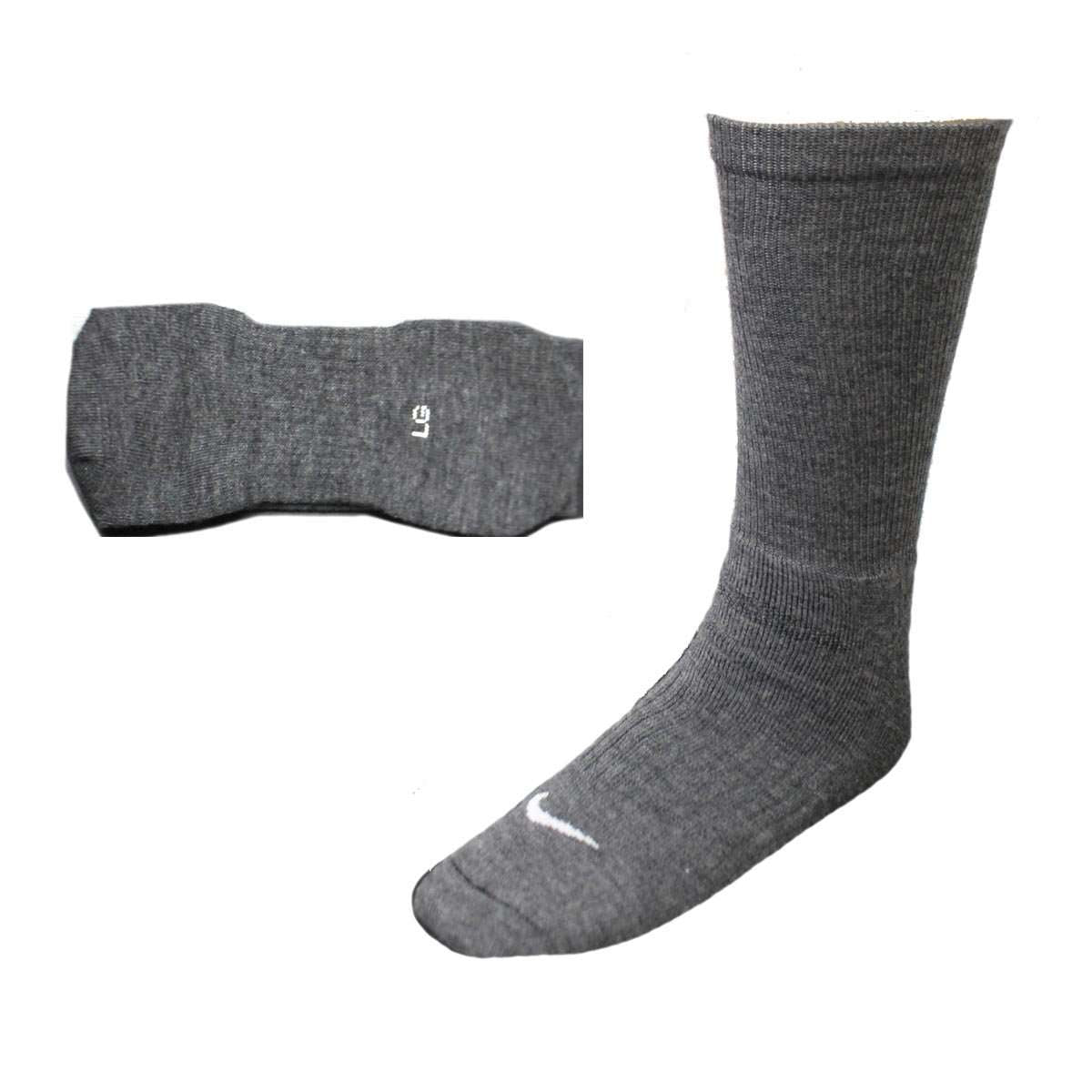 light grey nike socks