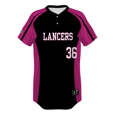 League Outfitters Custom Elite Sublimated Full Button Softball Jerseys